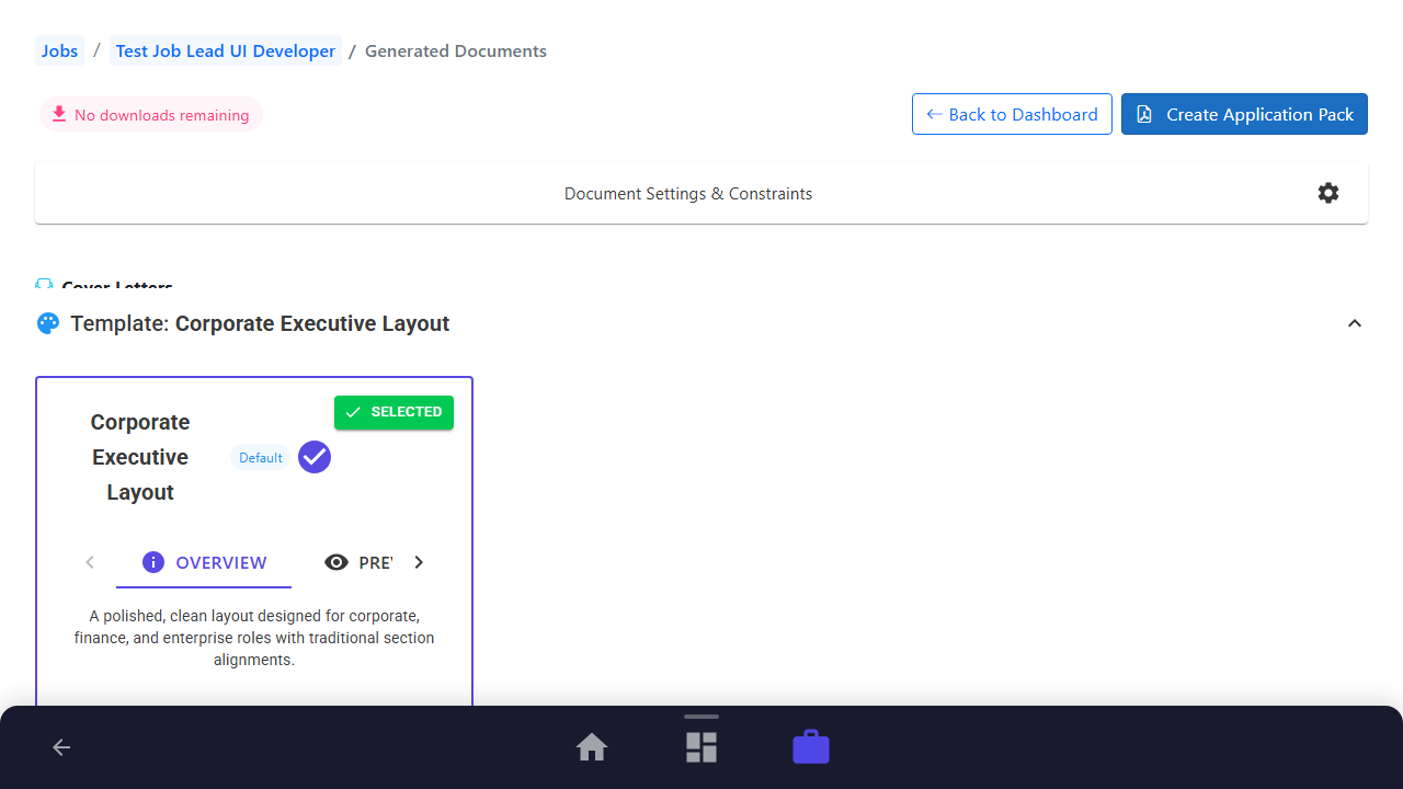 Configure Template Options