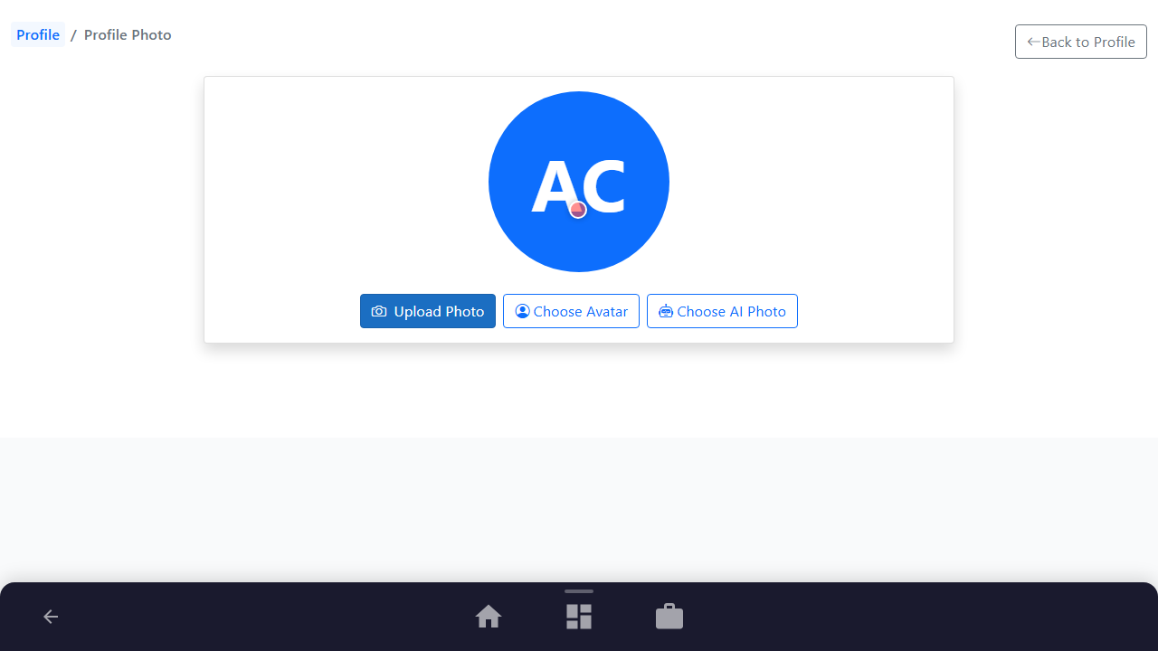Access the Profile Photo Dashboard